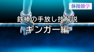 鉄棒の手放し技解説-ギンガー編-